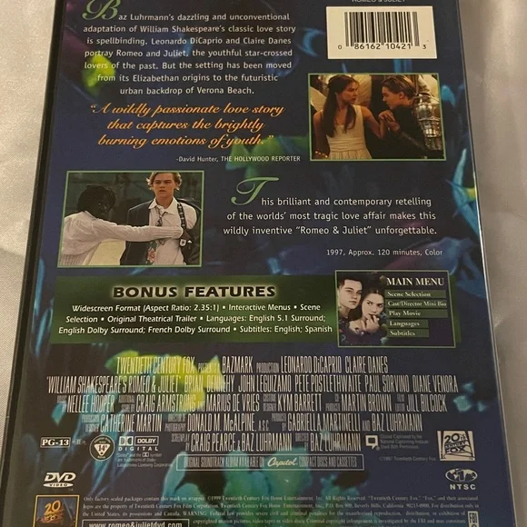 DVD: Romeo and Juliet - Picture 2 of 3